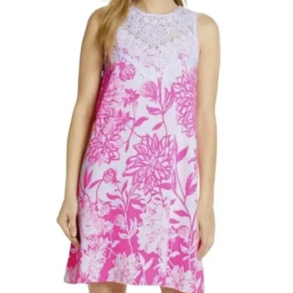 Lilly Pulitzer Nala Soft Shift Dress sizes 10 and 14 Resort White Caliente NWT - Picture 15 of 16